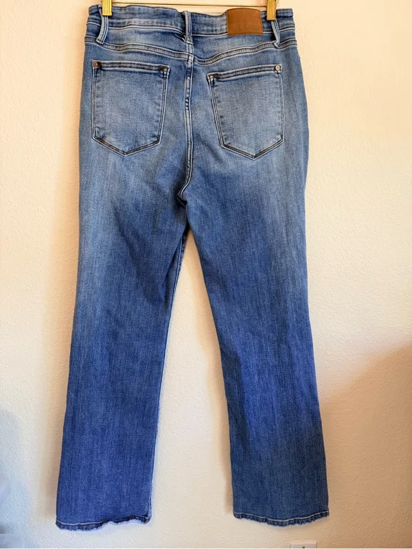 Judy Blue Boot Cut medium wash jeans, 10" rise, size 30 (11) - Image 12