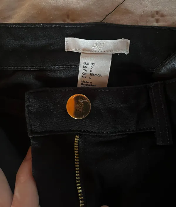 H&M Black Skinny Jeans - Image 2