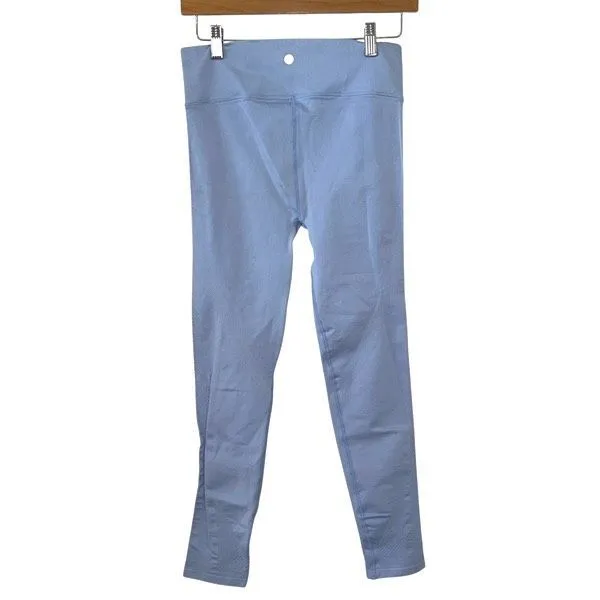 Harmony Balance Womens High Waist‎ Seamless Leggings Light Blue Medium NWT - Image 3