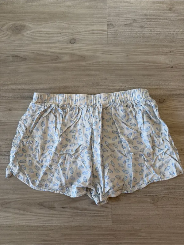 Toasted Coconut Oyster Print Women’s Boxer Shorts - Image 4