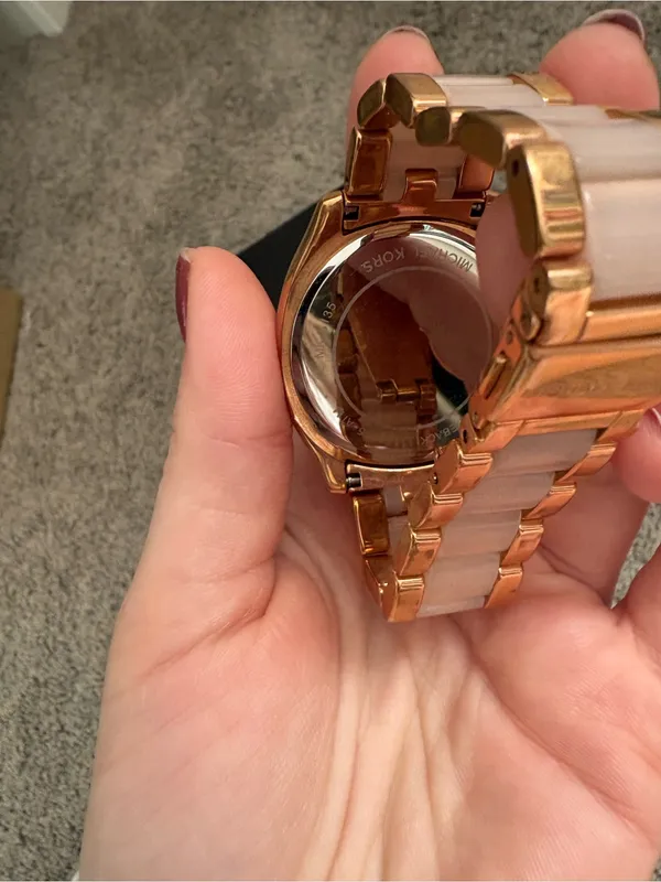 Michael Kors Rose Gold and Blush Stainless Steel Women's Watch - Image 5
