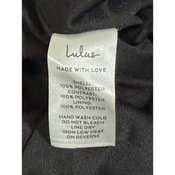 Lulus Womens Black Sequin Surplice V-Neck Spaghetti Strap‎ Romper Size M - Image 4