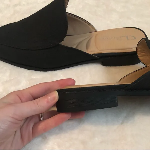 Black and Tan Animal Print Mules size 6.5 New Without Box minimalist business - Image 6