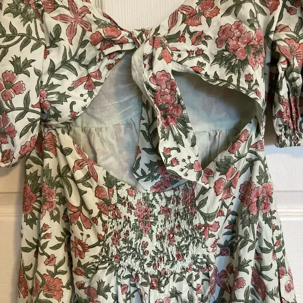 Shore Brand Delray Floral Babydoll Dress - Image 4