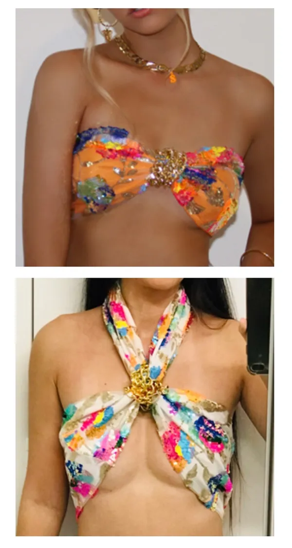 Sequin White Top Multiple - Image 9
