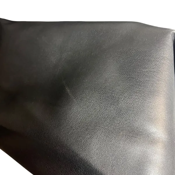 Mark Alan NY Women's M Cropped Black Faux Leather Pants Wide Leg Elevated Basic‎ - Image 5