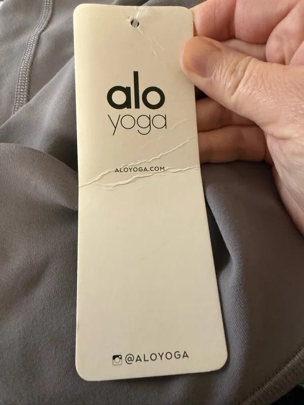 Alo Yoga High-Waist Moto Legging Pin-tucked Panel Purple Dusk Leggings NWT Small - Image 2