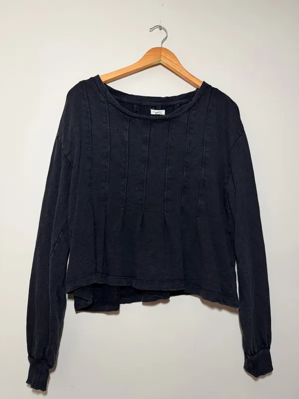 Anthropologie Pilcro Box Pleated Sweatshirt - Image 3