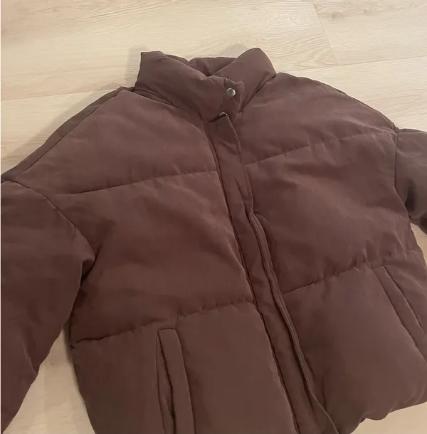Brown Puffer Jacket Size M - Image 2