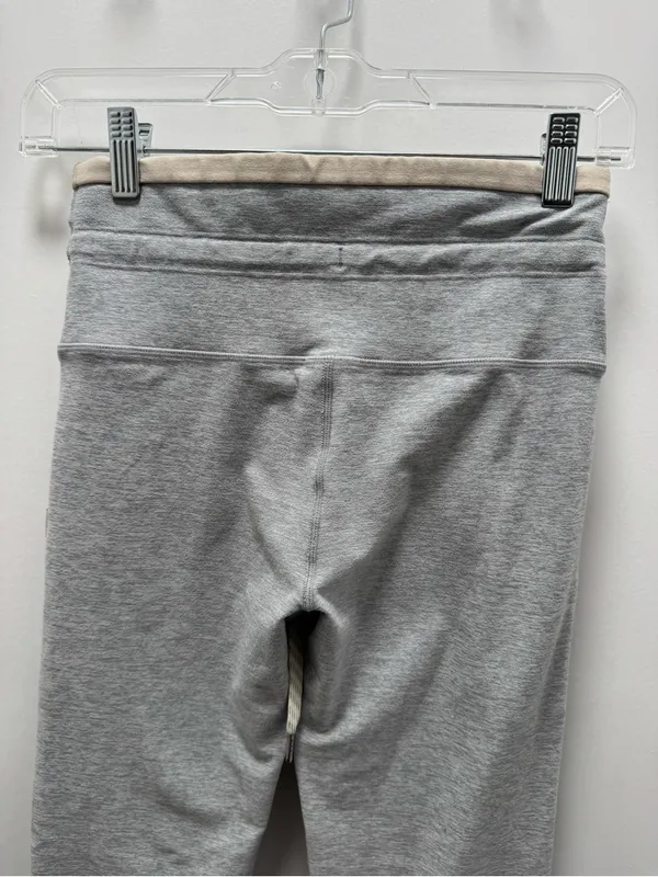 Vuori Light Heather Cream Grey Vibe Elevation Drawstring Leggings VW452 Small - Image 5