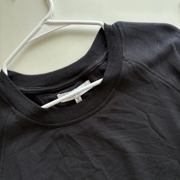 LAKE Pajamas‎ Womens XL Black Modal Raglan Long Sleeve Crewneck Sleep Top - Image 2