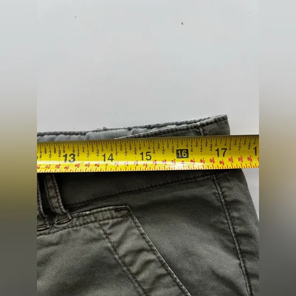 Anthropologie Pilcro Utility Slim Straight Leg Pants olive Green 32 - Image 7