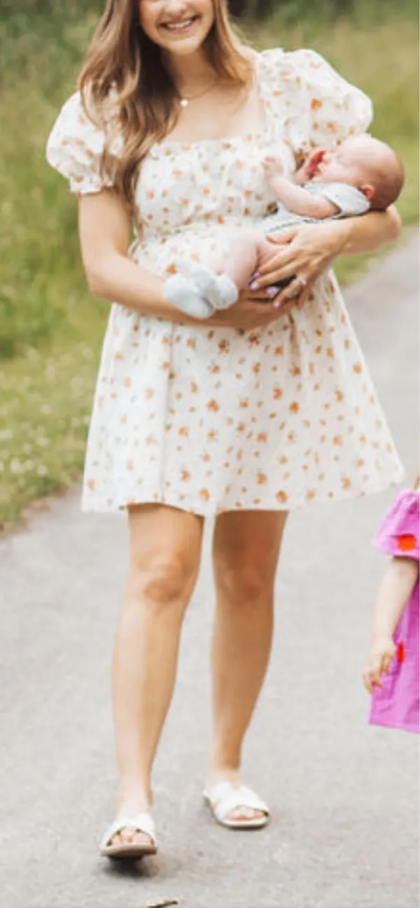 Babydoll Dress White - Image 5