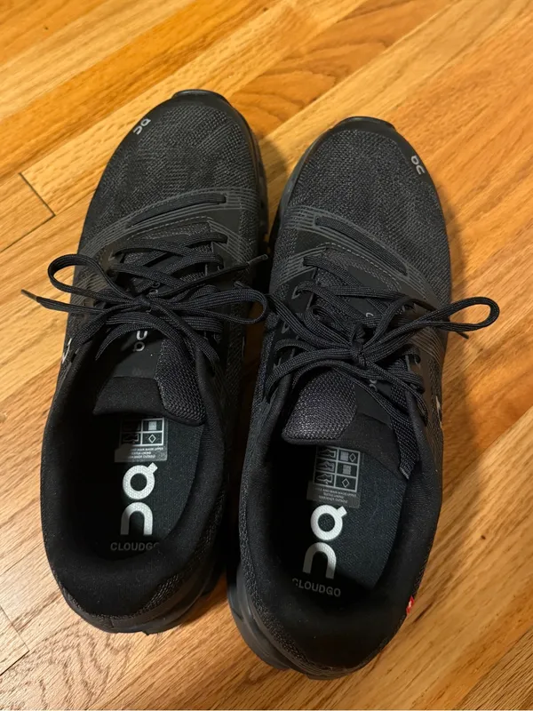 On Cloudgo Running Shoes Black Size 10 - Image 8