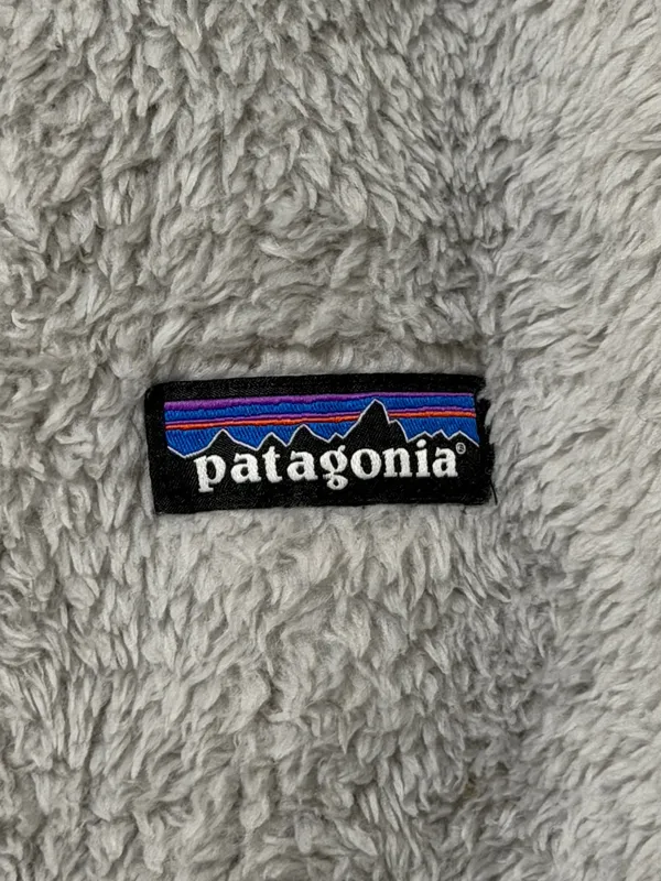 Patagonia Women's Los Gatos Fleece Jacket in Salt Grey Size XL Full Zip - Image 5