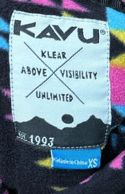 KAVU Klear Above Visibility Unlimited Aztec Print Pullover Fleece Hoodie - Image 4