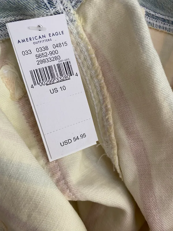 American Eagle NWT  red white & blue shorts - Image 4