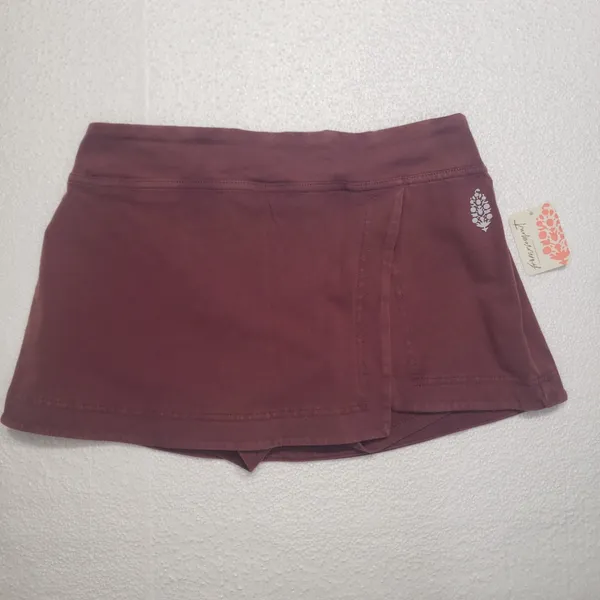 Free People Movement Hot Shot Mini Skort in Clove size L NWT - Image 2