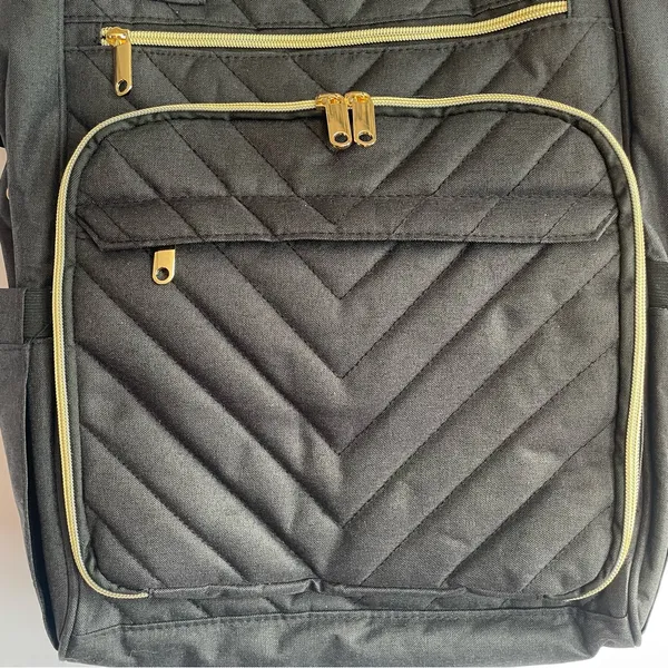 Kuosdaz Laptop Backpack 15.6"Travel with USB Charging Port Black Business Tech - Image 15