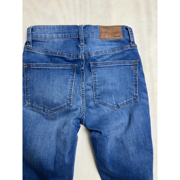 Madewell Cali Demi Boot Jeans Womens‎ Size 23 High Rise Button Fly Distressed - Image 11