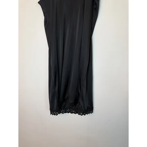 FIT Figure Improving Technology Black Lace Trimmed Slip SZ S NEW - Image 8