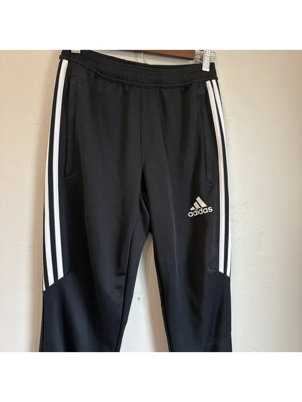 Adidas Black White Tiro Climalite Soccer Training Pants Track Pants Women's S - Image 2