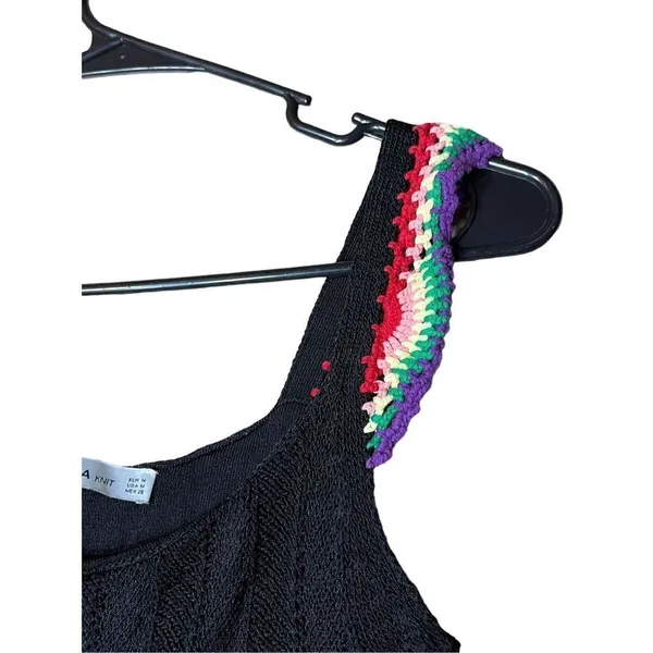 ‎Zara Women’s Crochet Crop Top Size M - Image 2