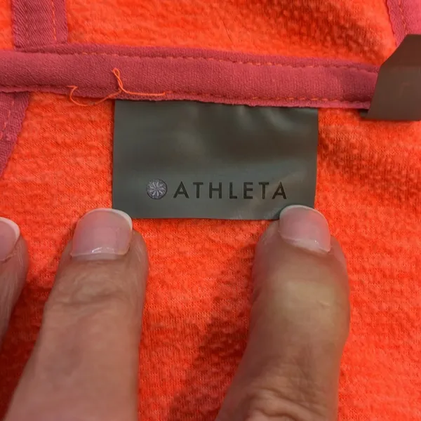 🎉Host Pick🎉 Athleta  orange zip front jacket - Image 3