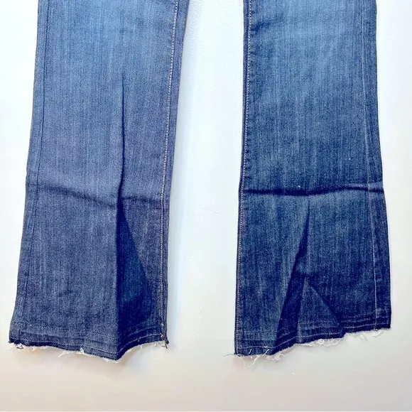 Carmar Flare Jordan Stretch Mid Rise Dark Wash Button Fly‎ Jeans Size 26 NWT - Image 7