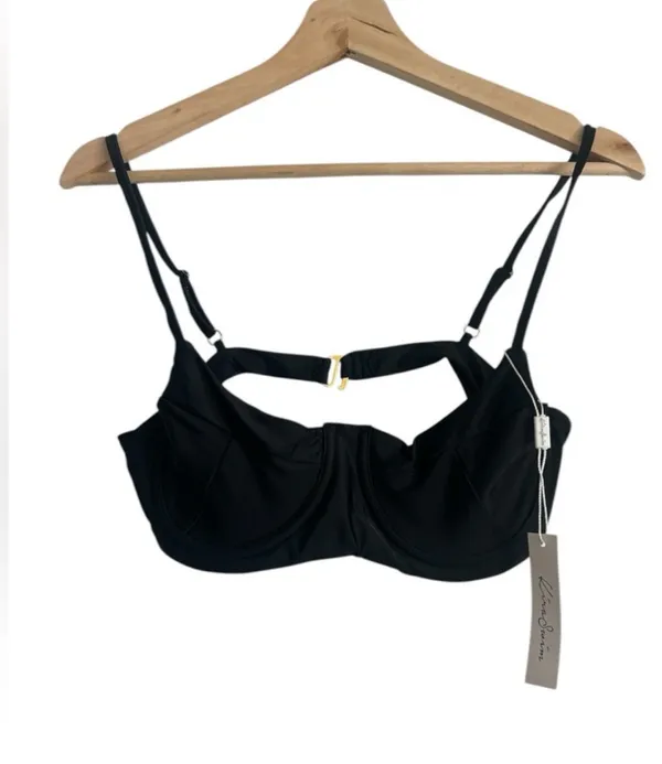 Kira Swim Black Bikini Top Size L - Image 2