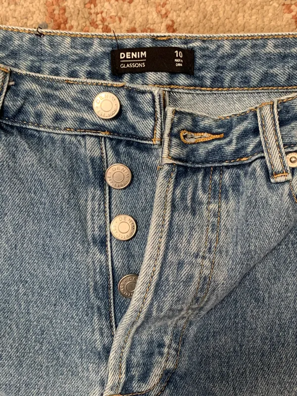 Glassons Denim Highwaisted Shorts - Image 3