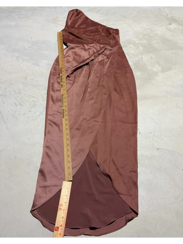 Showpo NWT felt so happy One-Shoulder dusty rose Dress MSRP$130 4 - Image 3