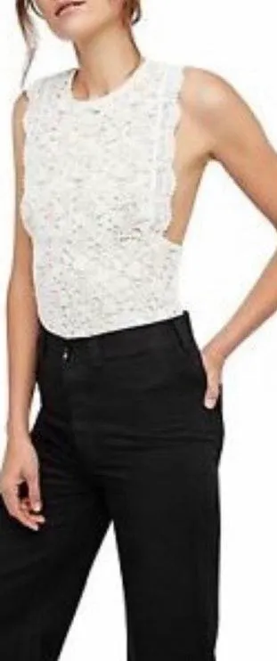 Free People White Lace Top - Image 2