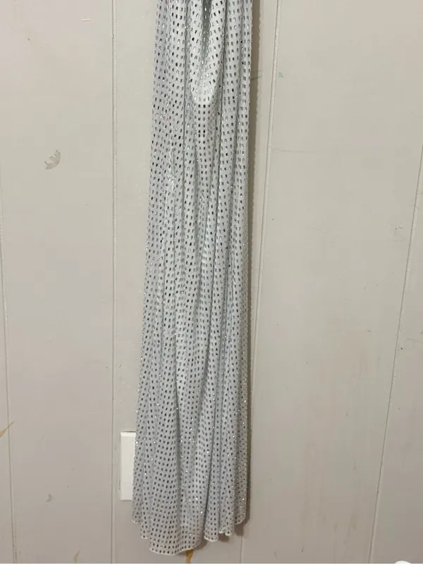 Oh Polly Magdalena Embellished Cut Out Backless Maxi Dress White Size 2 - Image 8