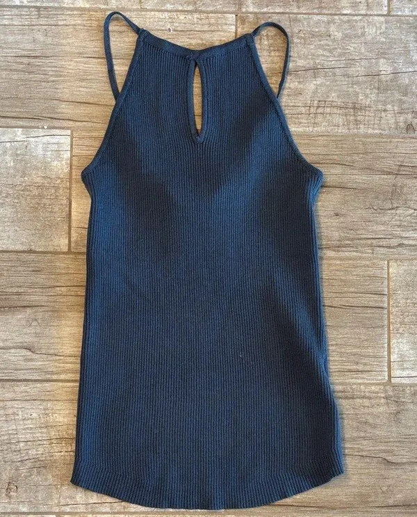 Wishlist Navy Blue Women's Spaghetti Strap Top - Image 2