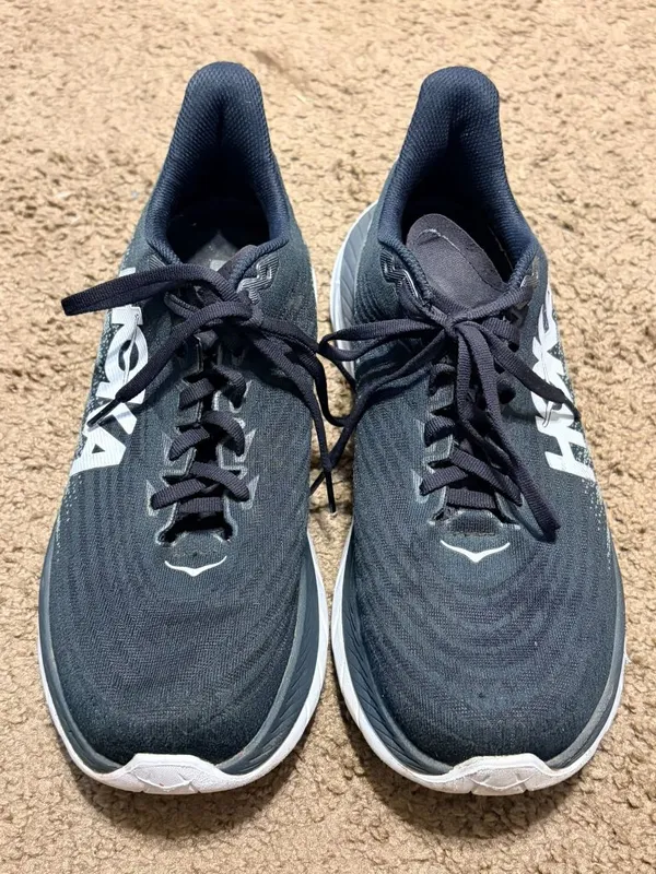 Women's Hoka One‎ One Mach 5 Training Shoes Black/Castlerock Size 10.5 10.5B - Image 2