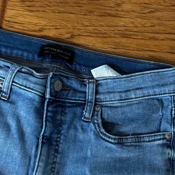 Banana Republic Curvy High Rise Skinny Jeans Women’s 31/12 Medium Wash Denim - Image 2