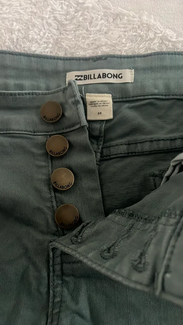 Button Up Jean Shorts - Image 3