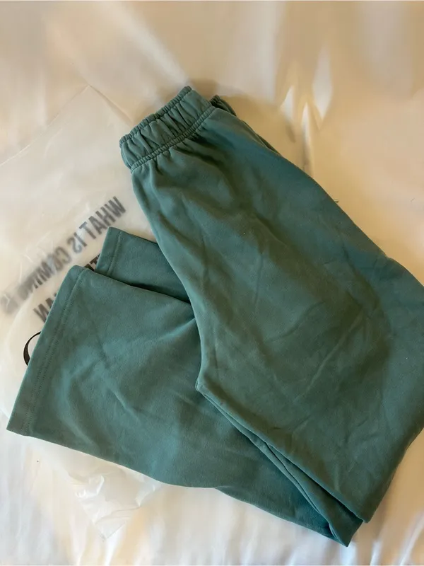 Comfort Fit Teal Track Joggers - Image 2