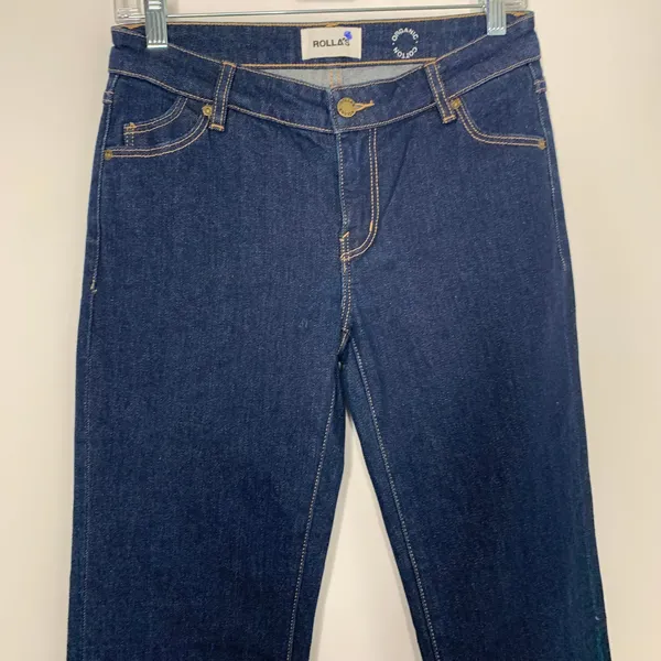 Rollas Dallas Low Bootcut Slim Boot Womens Size 25 Blue - Image 11