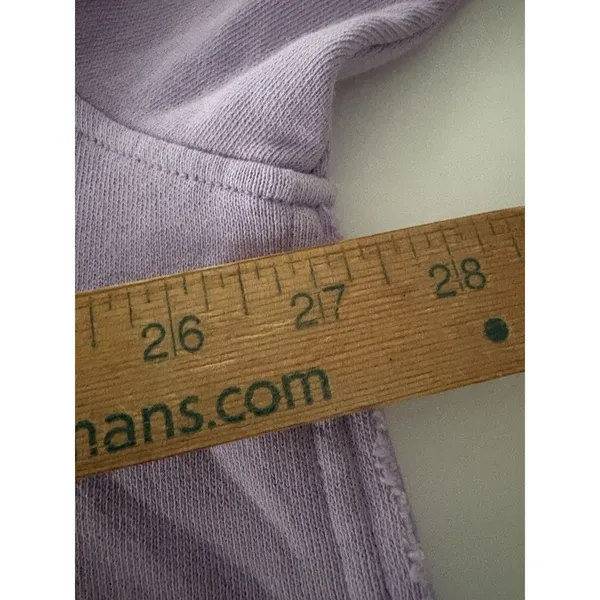 Aerie Shacket Shirt Lumberjane Size M Lilac Grunge Boho Oversized Layer - Image 8
