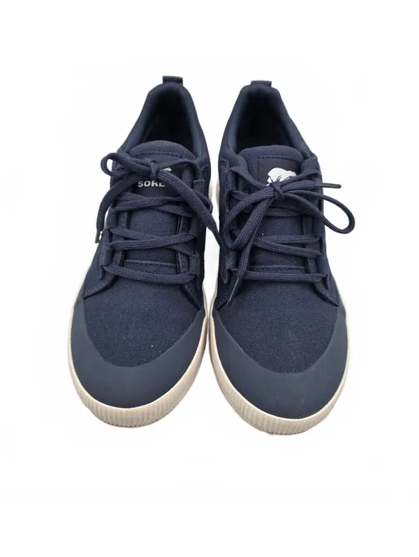 Sorel Womens Out N About Canvas Waterproof sneakers Size 8 Blue Walk Hike Camp - Image 2