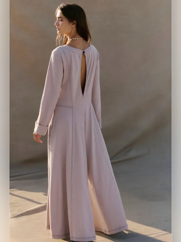 NWT Free People Free Est Strada Jumpsuit- mushroom woods $98 - Image 2