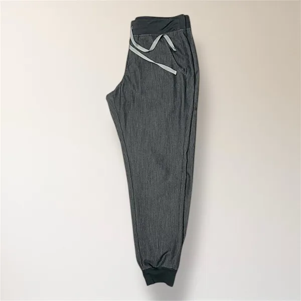 FIGS Technical Collection Gray Jogger Scrub Pants Medical Career Womens Size‎ M - Image 3