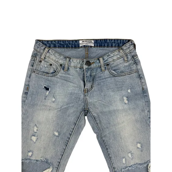 One X Teaspoon Freebird Distressed Jeans in Blue Heart - Image 2