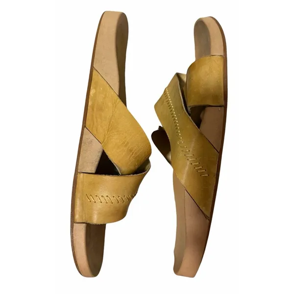 OluKai‎ Kipe'a Olu Slip On Slide Sandals Golden Harvest Women's Size 11 - Image 6