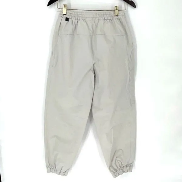 lululemon lab High-Rise Cuffed‎ Trouser Cargo Casual Pants 26" Stone Size 6 - Image 4