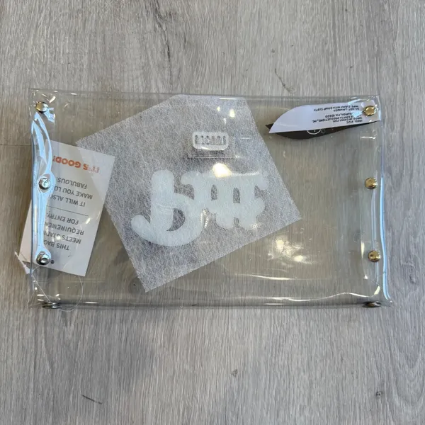 Little‎ Earth Pitt Panthers Clear Stadium Friendly Bag Clutch 9x6 No Strap NEW - Image 5