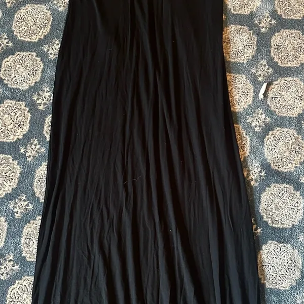 Abercrombie tank maxi dress racerback lace back Large unlined stretchy L - Image 5