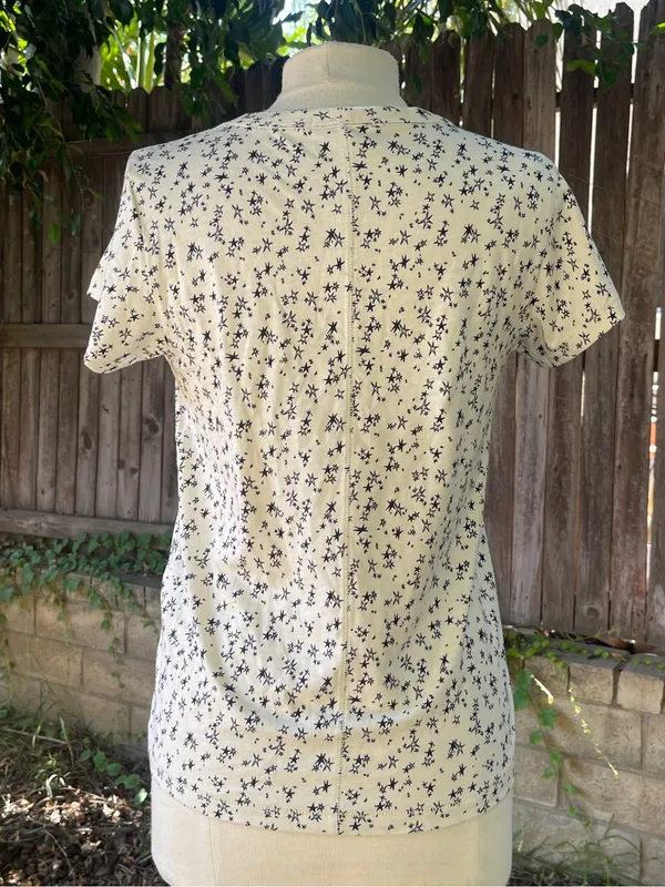 Rag & Bone All Over Stars T-shirt streetwear casual celestial essential M - Image 5